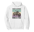 Herapy Is Expensive Wind Is Free Hoodie - Casual Everyday Wear Unisex - T-Shirt, Sweatshirt, Hoodie