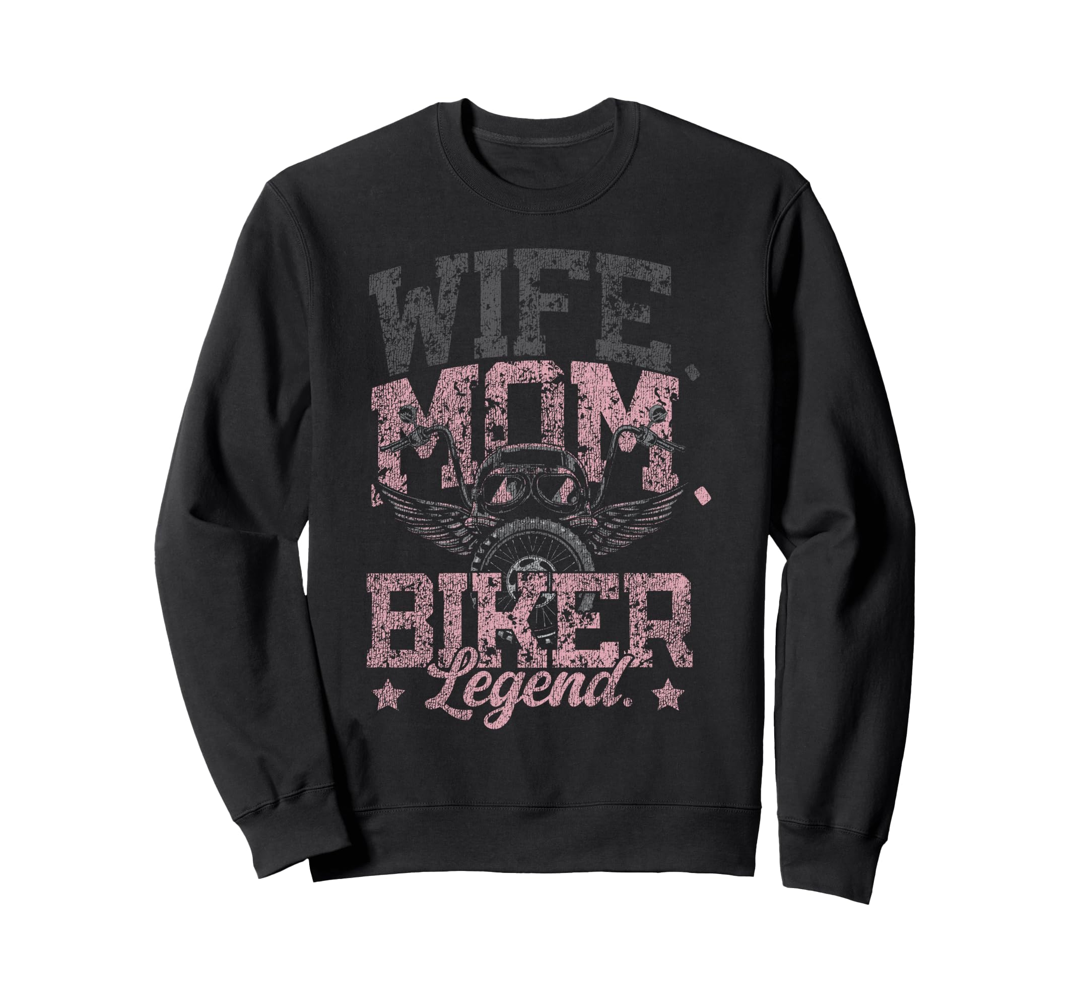 Motorcycle Biker Wife Mom Wife Sweatshirt - Streetwear Style for Adults - T-Shirt, Sweatshirt, Hoodie