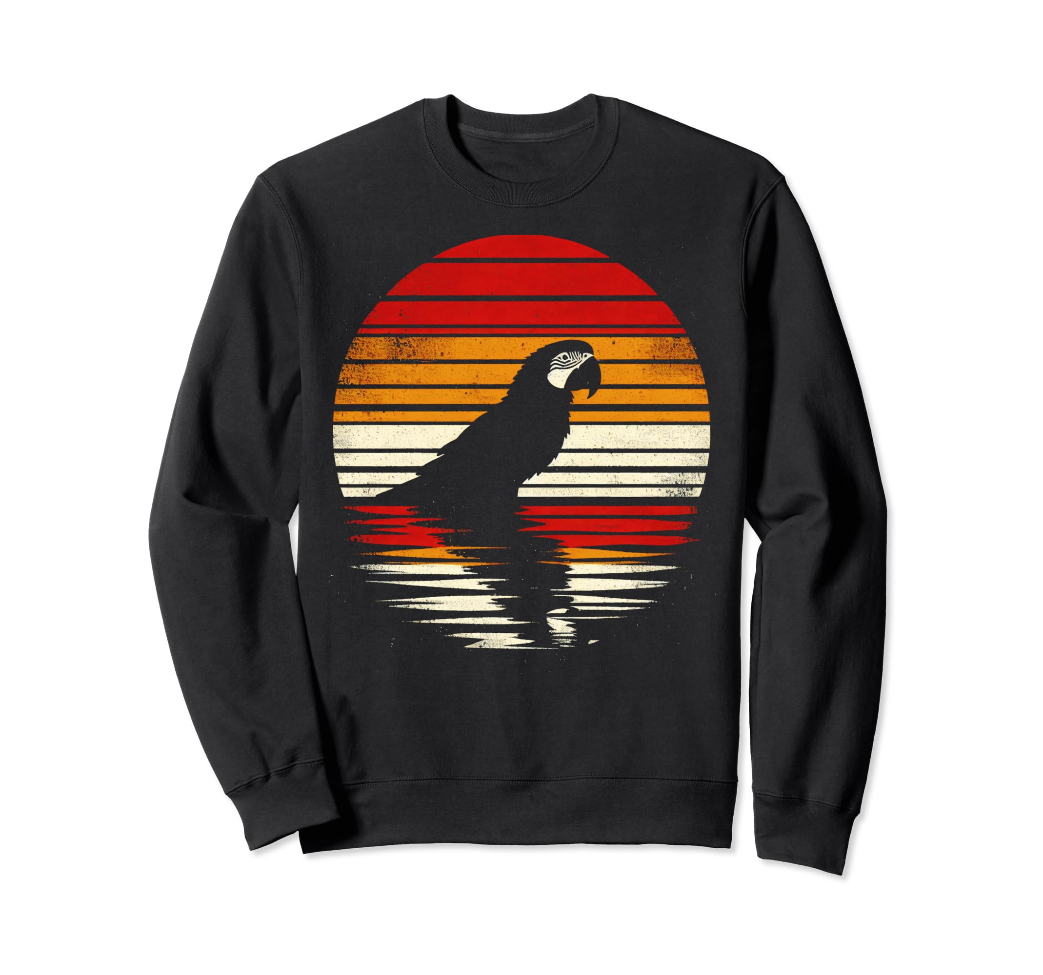 Parrot Bird Sunset Safari 70S Sweatshirt - Fun Novelty Design Men Women - T-Shirt, Sweatshirt, Hoodie