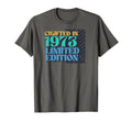 Born 1973 Birthday Typography T-Shirt - Graphic Print Unisex - T-Shirt, Sweatshirt, Hoodie