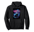 Panda Silhouette Mountain Sunset Hoodie - Minimalist Print Men Women - T-Shirt, Sweatshirt, Hoodie