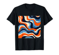 Wavy Three Color Pattern T-Shirt - Custom Art Print for Adults - T-Shirt, Sweatshirt, Hoodie