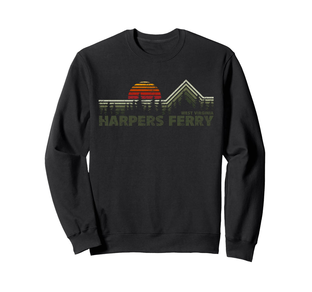 Harpers Ferry West Virginia Nature Sweatshirt - Custom Art Print Men Women - T-Shirt, Sweatshirt, Hoodie