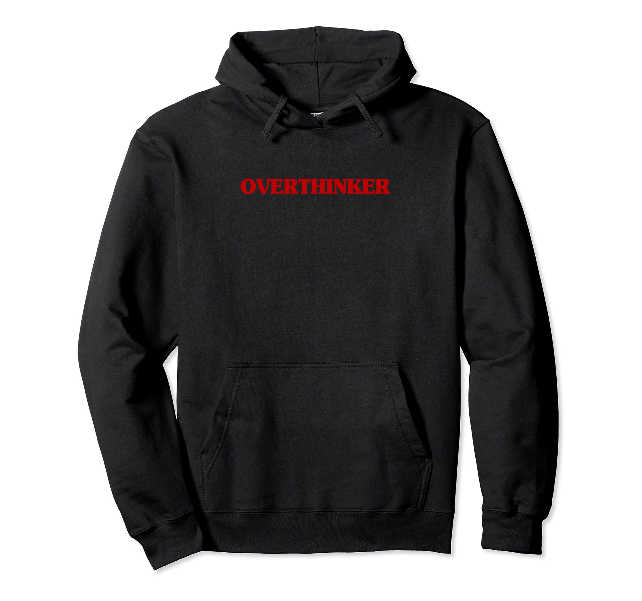 Overthinker Funny Aesthetic Overthinker Hoodie - Graphic Print for Adults - T-Shirt, Sweatshirt, Hoodie