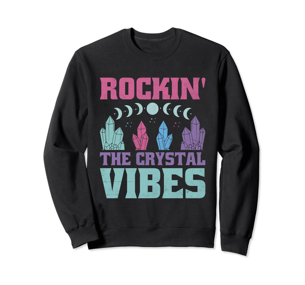 Spiritual Crystal Stones Healing Sweatshirt - Trendy Graphic for Adults - T-Shirt, Sweatshirt, Hoodie