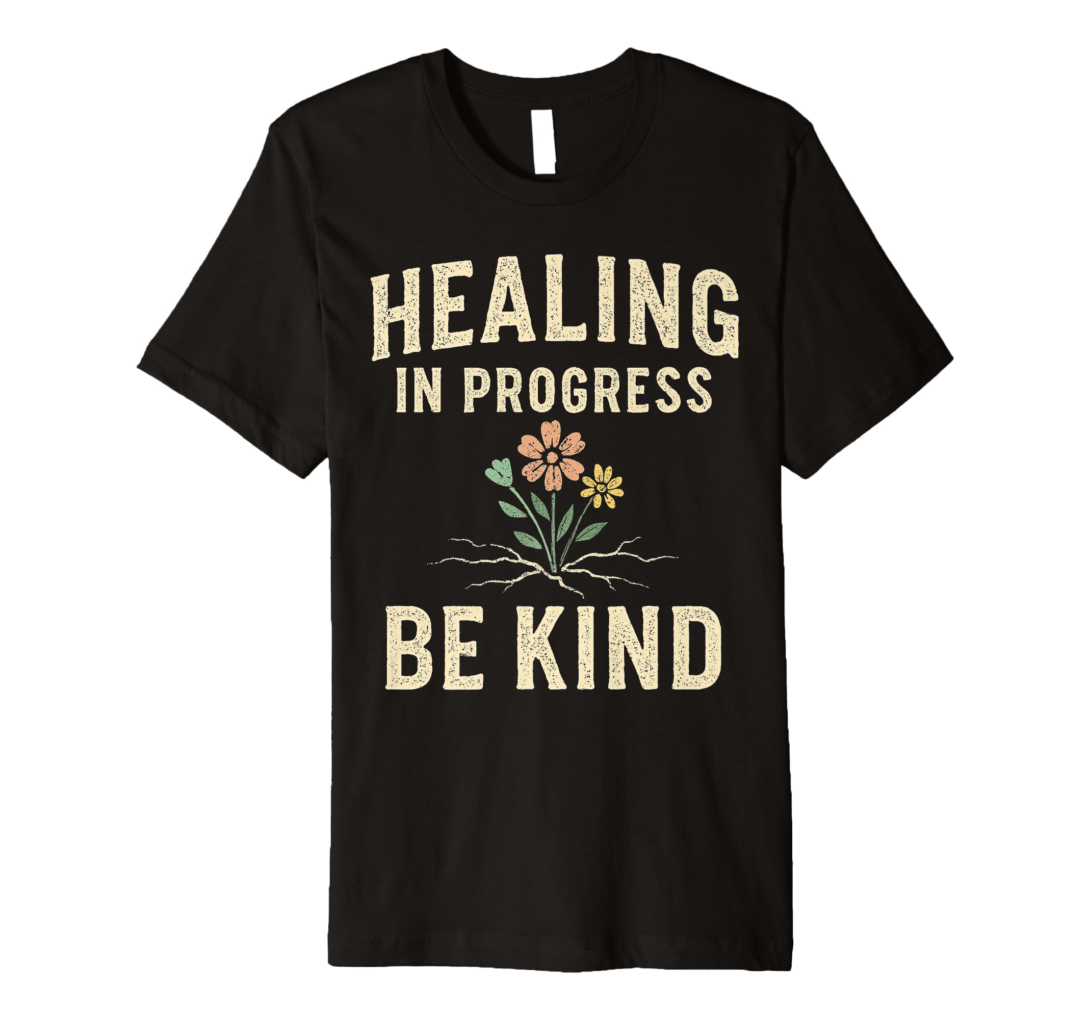 Healing Progress Anxiety Relief T-Shirt - Minimalist Print Unisex - T-Shirt, Sweatshirt, Hoodie