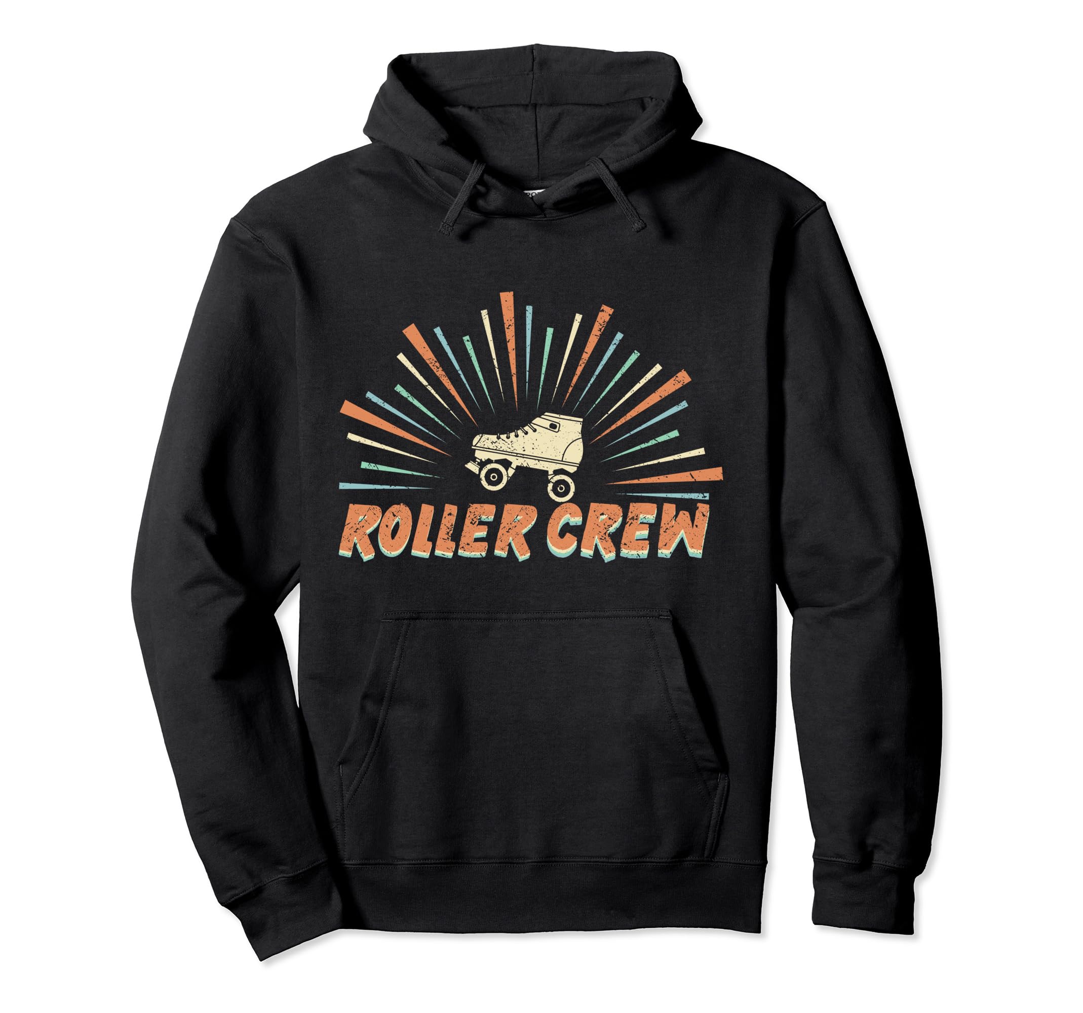 Roller Crew Roller Skates Derby Roller Hoodie - Unique Graphic Unisex - T-Shirt, Sweatshirt, Hoodie