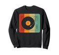 Vinyl Record Player Sweatshirt - Unique Graphic for Adults - T-Shirt, Sweatshirt, Hoodie
