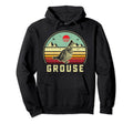 Hunting Ruffed Grouse Bird Dad Sunset Hoodie - Trendy Graphic Unisex - T-Shirt, Sweatshirt, Hoodie