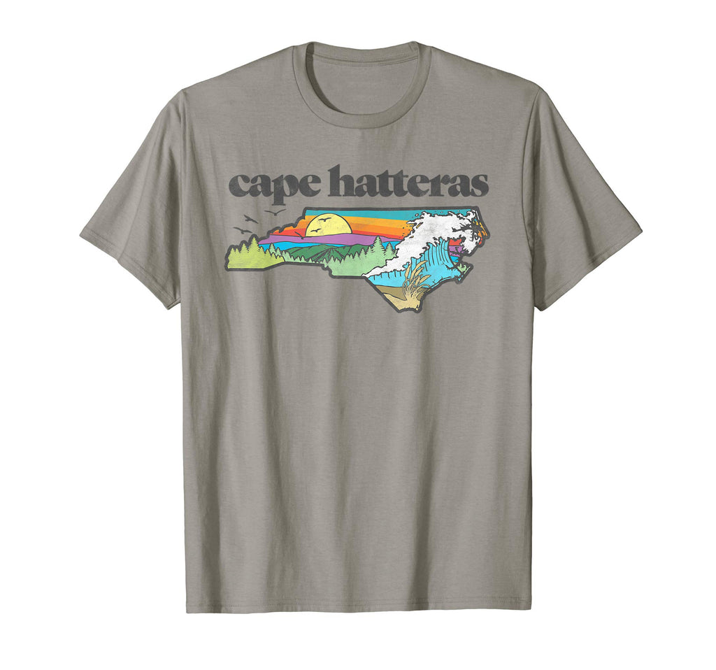 Hatteras North Carolina Outdoors T-Shirt - Minimalist Print for Adults - T-Shirt, Sweatshirt, Hoodie