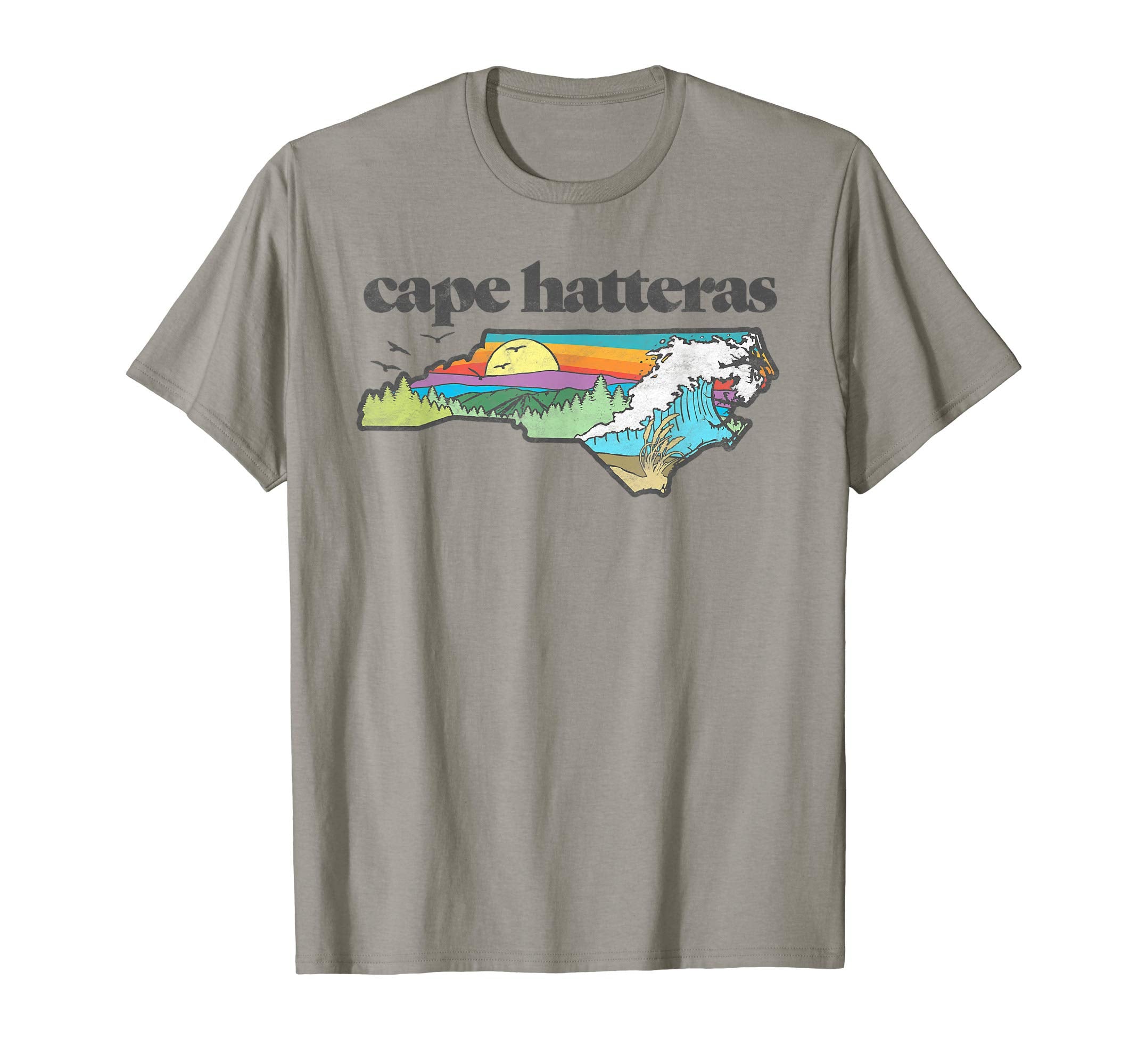 Hatteras North Carolina Outdoors T-Shirt - Minimalist Print for Adults - T-Shirt, Sweatshirt, Hoodie
