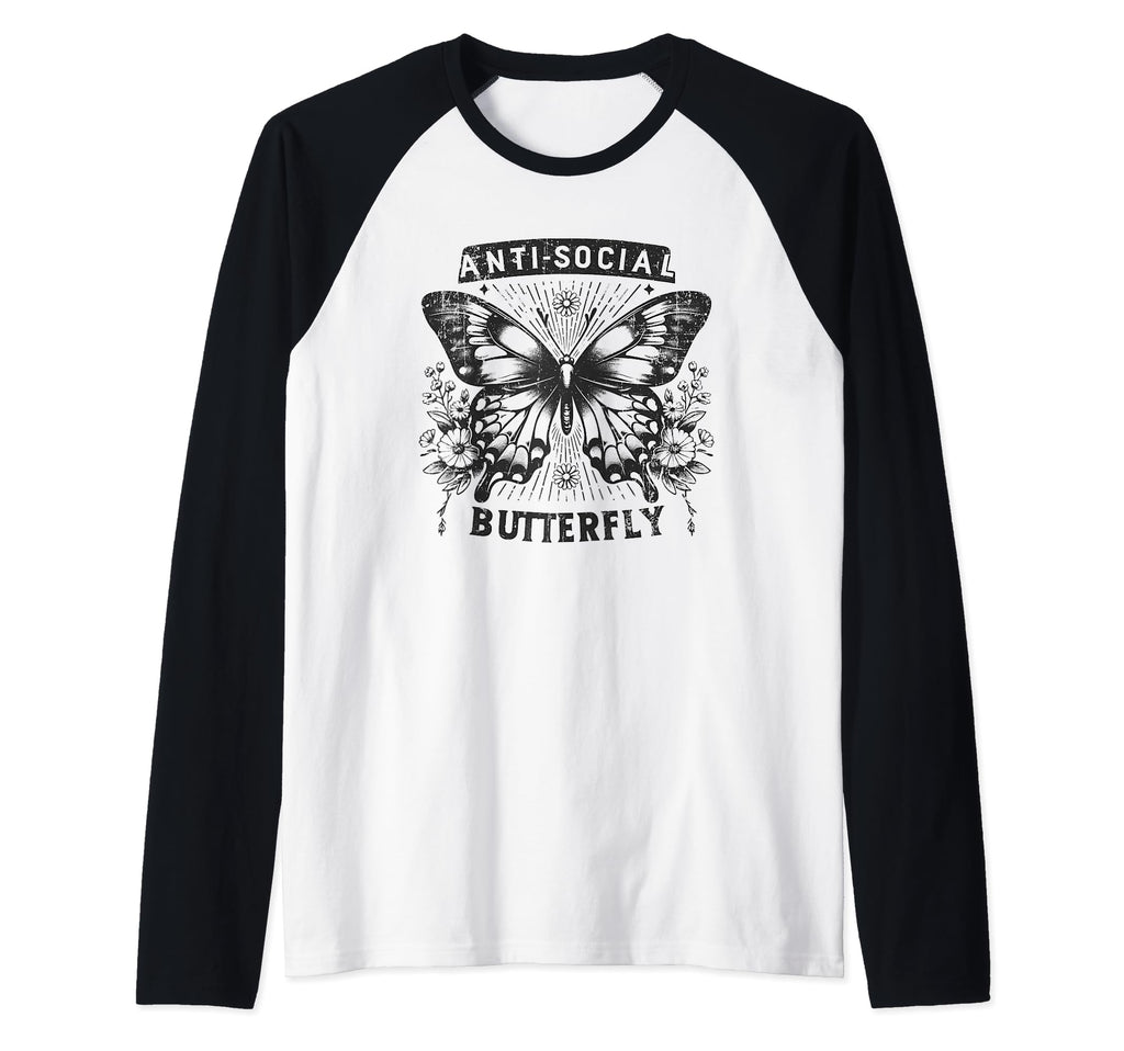Sarcastic Antisocial Butterfly T-Shirt - Novelty Apparel Men Women - T-Shirt, Sweatshirt, Hoodie
