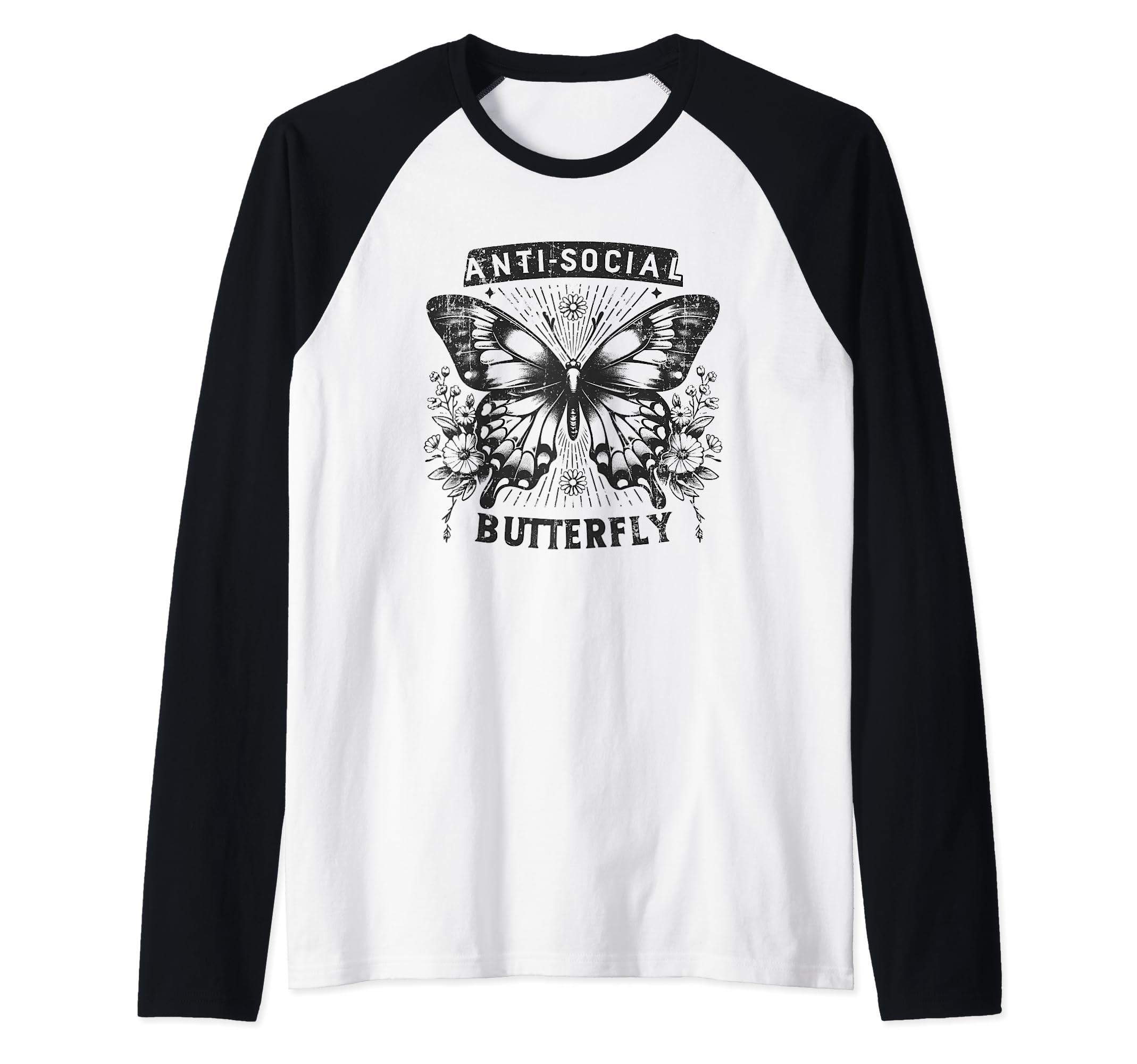 Sarcastic Antisocial Butterfly T-Shirt - Novelty Apparel Men Women - T-Shirt, Sweatshirt, Hoodie