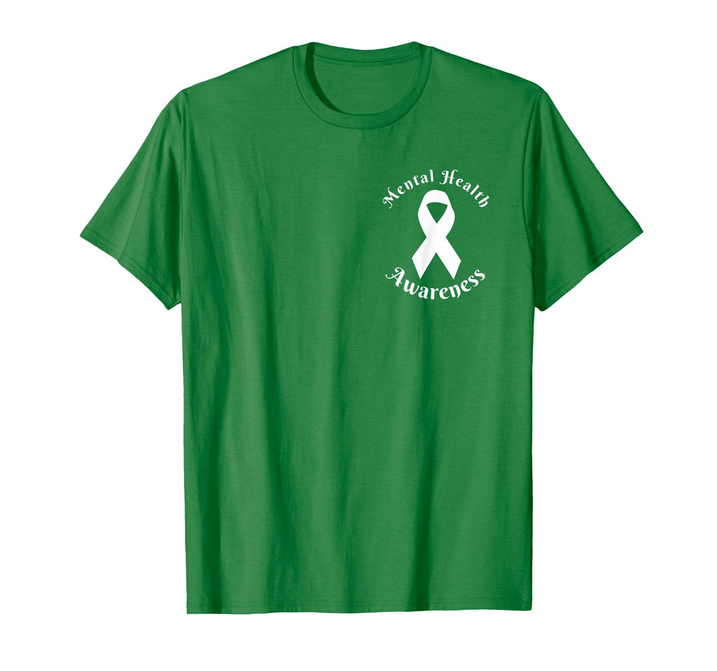 Mental Health Month We Wear Green T-Shirt - Custom Art Print for Adults - T-Shirt, Sweatshirt, Hoodie