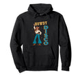 Cowgigl Howdy Disco Western Dance Hoodie - Aesthetic Graphic for Adults - T-Shirt, Sweatshirt, Hoodie