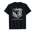 Motorcycle Tire Wings Distressed T-Shirt - Unique Graphic Unisex - T-Shirt, Sweatshirt, Hoodie