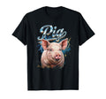 Pig 90S Funny Pig 80S Farm Animals Lover T-Shirt - Minimalist Print Unisex - T-Shirt, Sweatshirt, Hoodie