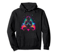 Synthwave Astronaut Cyberpunk 80S Hoodie - Casual Everyday Wear Men Women - T-Shirt, Sweatshirt, Hoodie