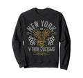 New York Local Motorcycle Garage Biker Sweatshirt - Graphic Print Unisex - T-Shirt, Sweatshirt, Hoodie
