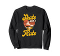 Roller Skating Skate 1970S Heart Sweatshirt - Graphic Print Unisex - T-Shirt, Sweatshirt, Hoodie