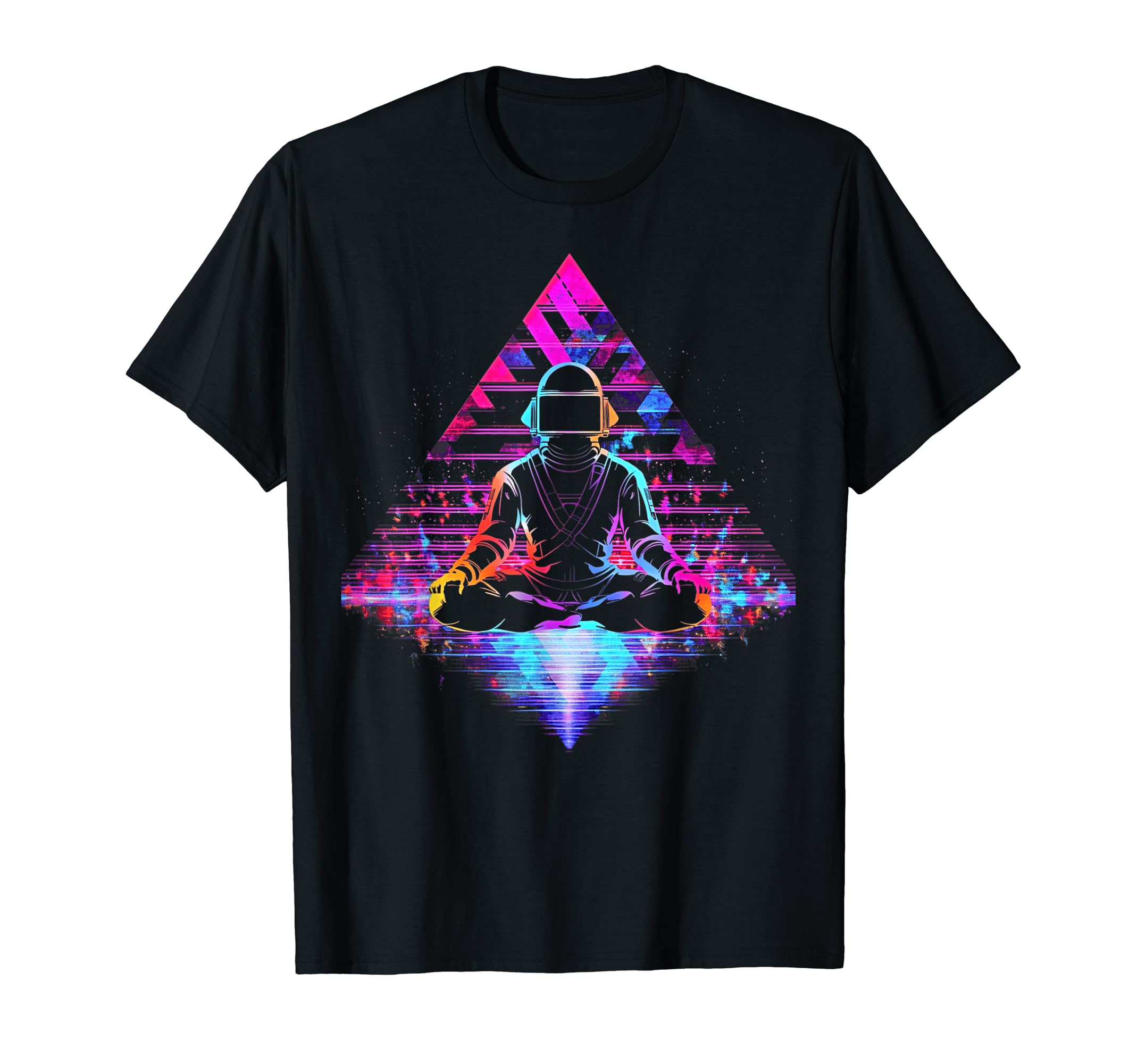 Synthwave Astronaut Cyberpunk 80S Sci T-Shirt - Novelty Apparel for Adults - T-Shirt, Sweatshirt, Hoodie