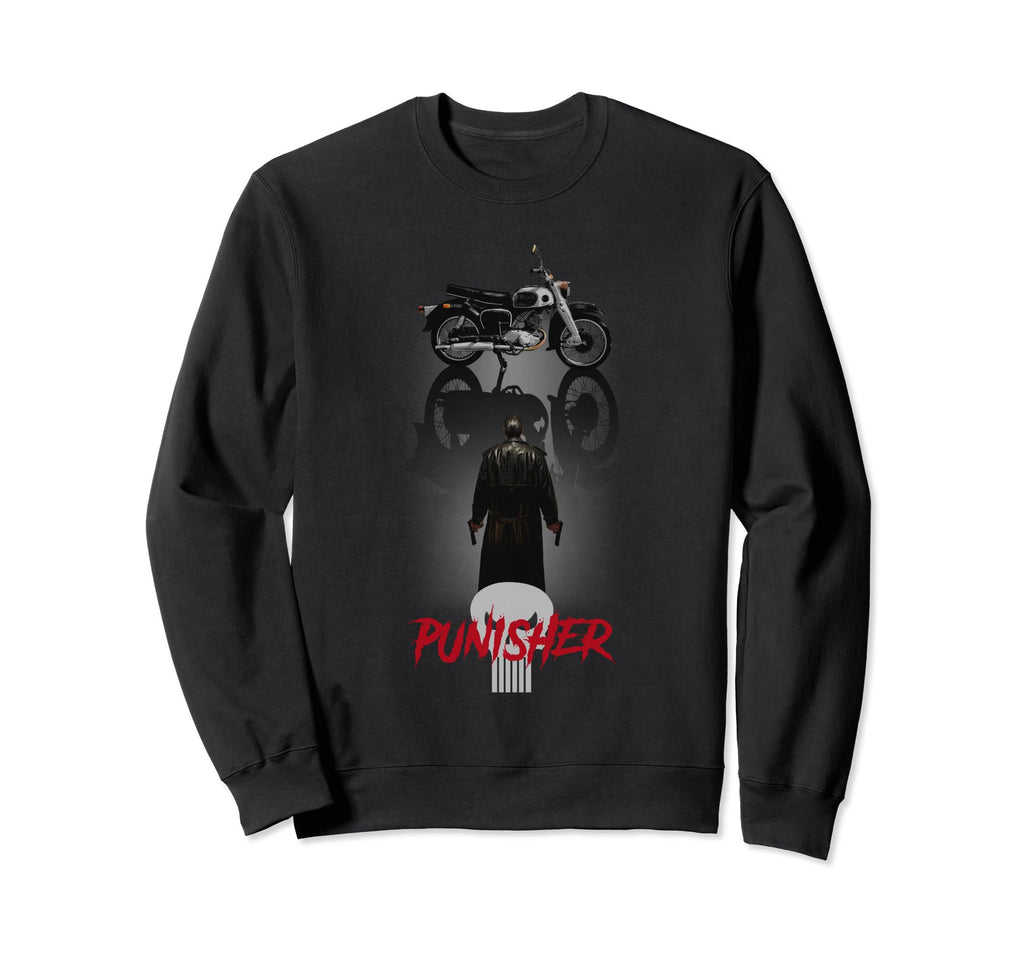 Marvel Punisher Frank Castle Sweatshirt - Casual Everyday Wear Men Women - T-Shirt, Sweatshirt, Hoodie