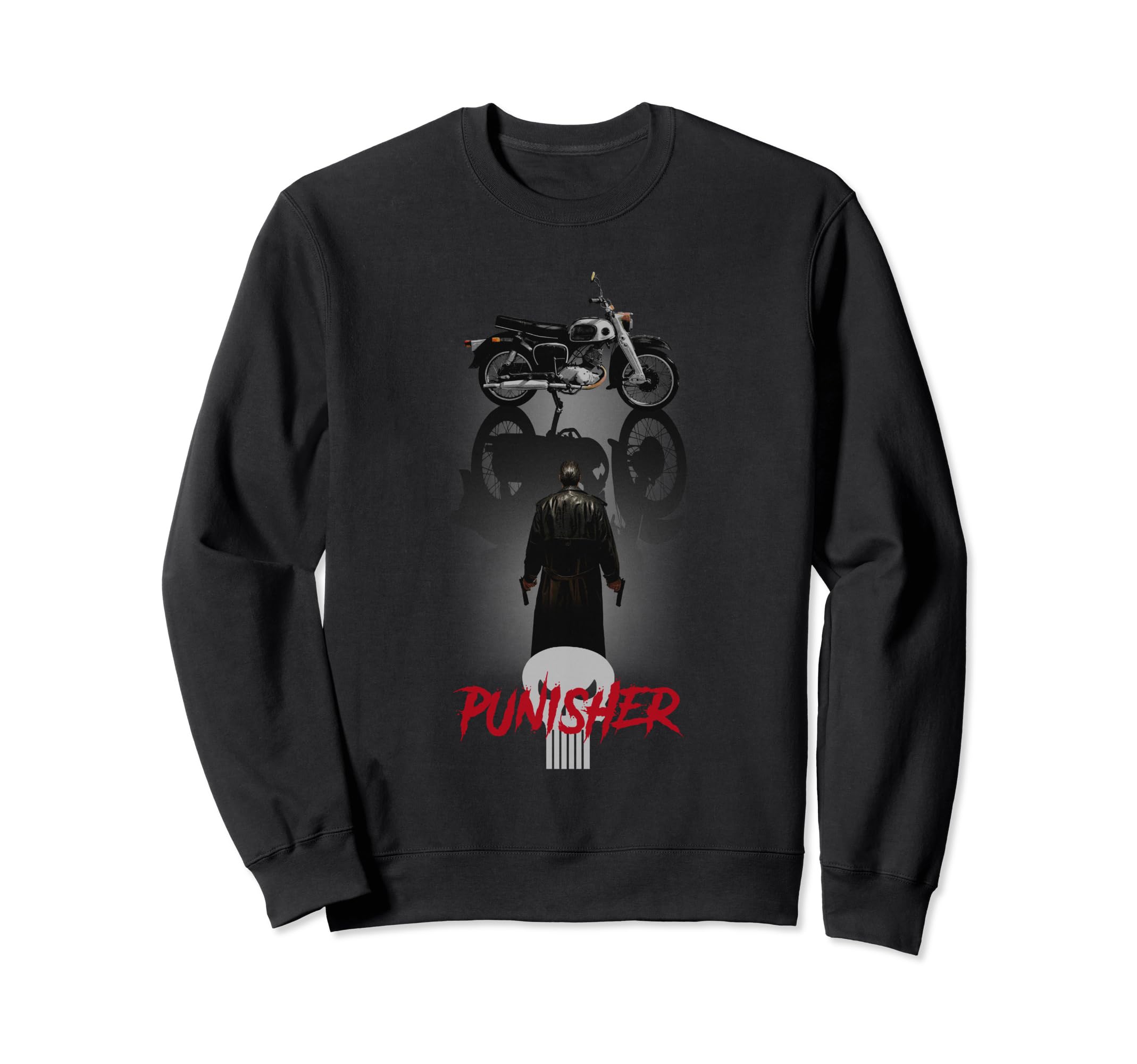 Marvel Punisher Frank Castle Sweatshirt - Casual Everyday Wear Men Women - T-Shirt, Sweatshirt, Hoodie