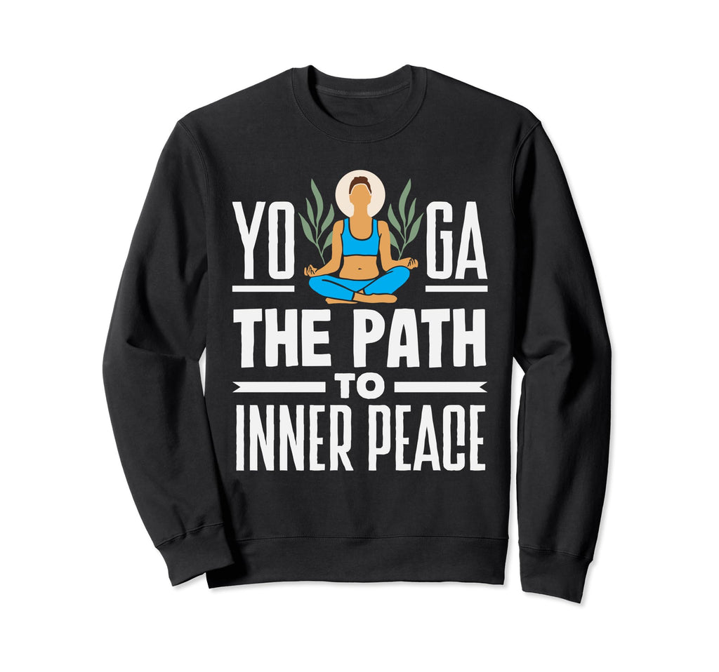 Morning Meditation Bliss Yoga Sweatshirt - Custom Art Print Men Women - T-Shirt, Sweatshirt, Hoodie
