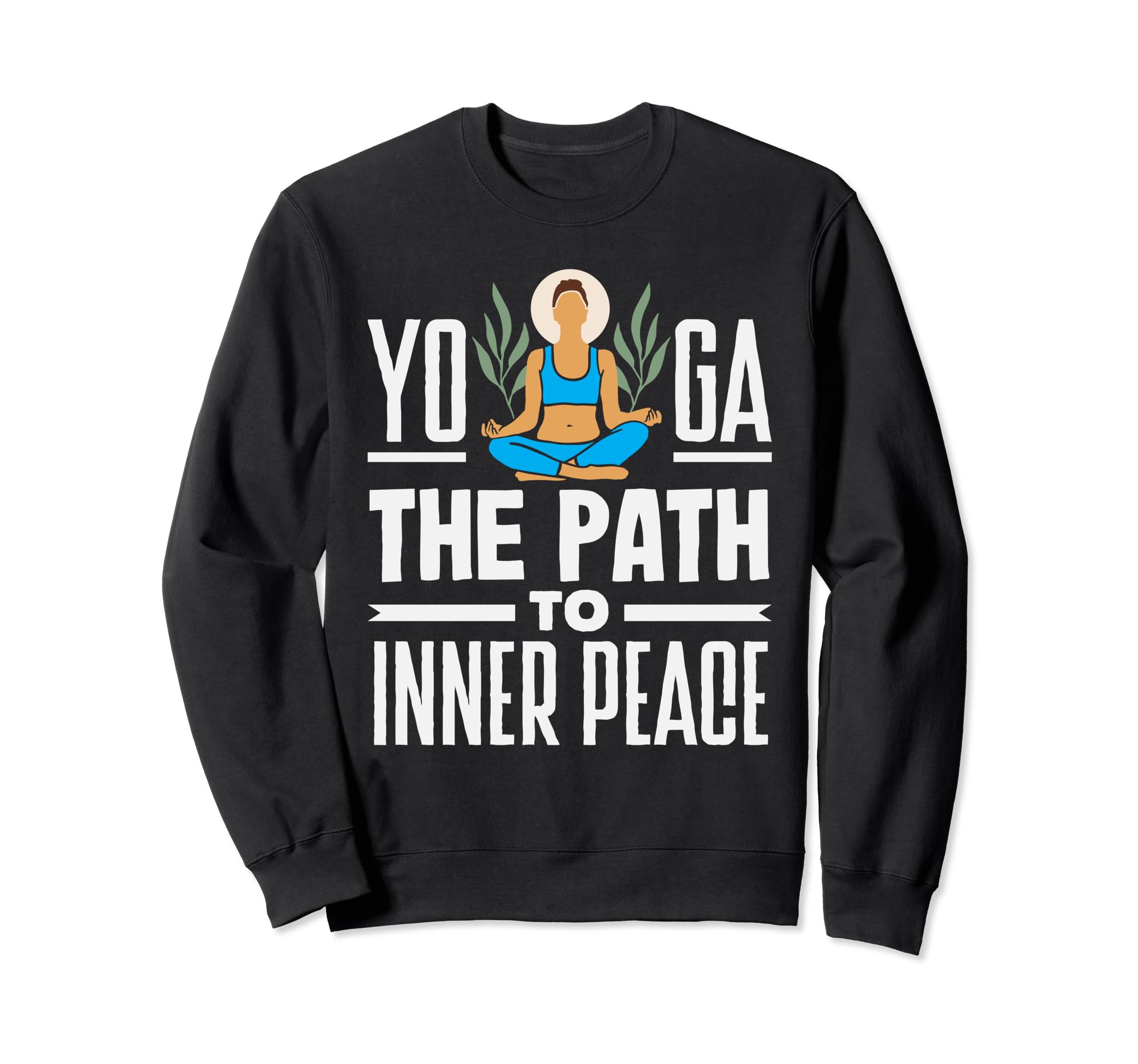 Morning Meditation Bliss Yoga Sweatshirt - Custom Art Print Men Women - T-Shirt, Sweatshirt, Hoodie