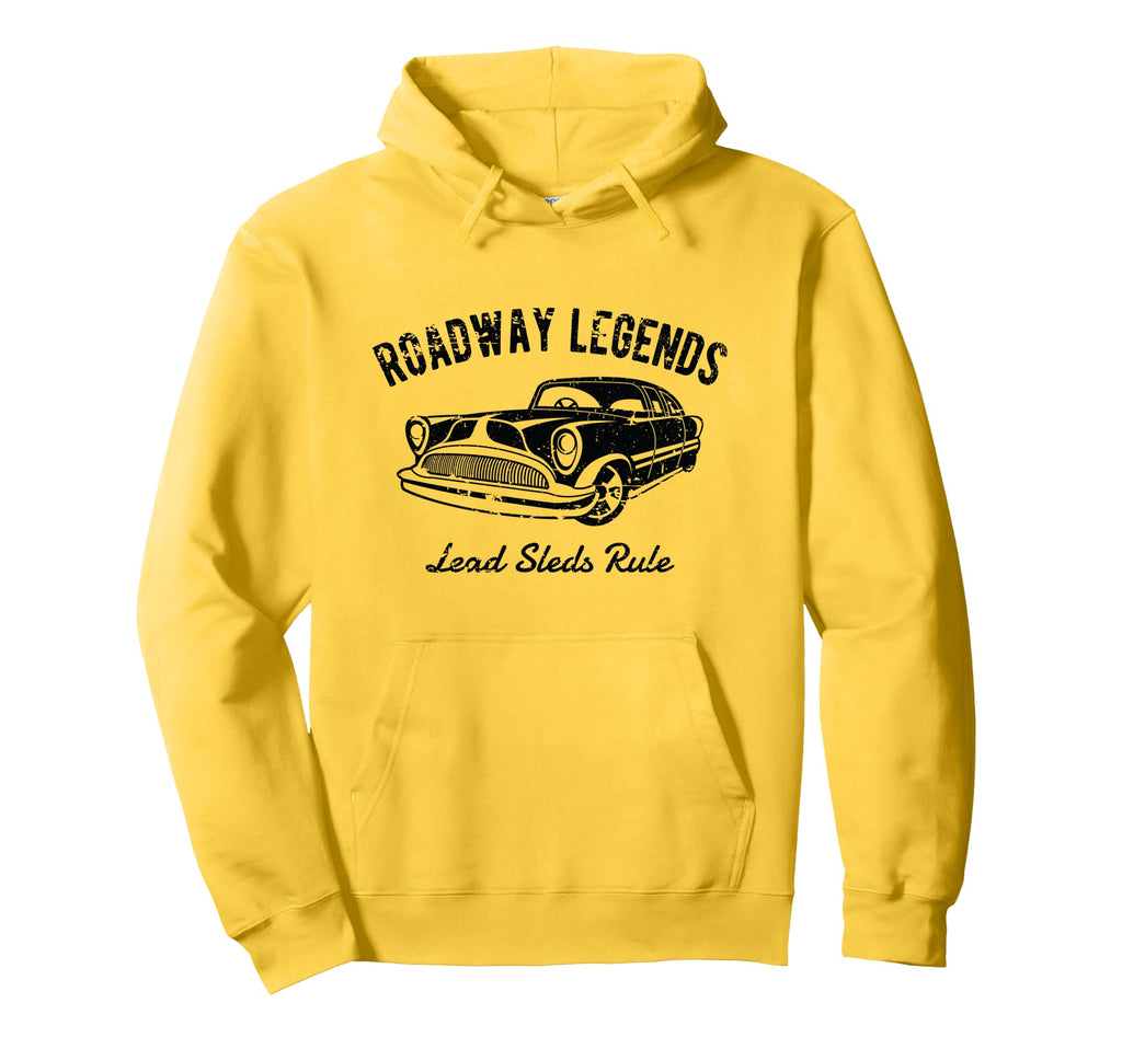 Roadway Legends Lead Sleds Rule Car Hoodie - Aesthetic Graphic Unisex - T-Shirt, Sweatshirt, Hoodie