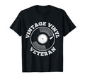 Vinyl Veteran Record Record Player Gift T-Shirt - Unique Graphic Men Women - T-Shirt, Sweatshirt, Hoodie
