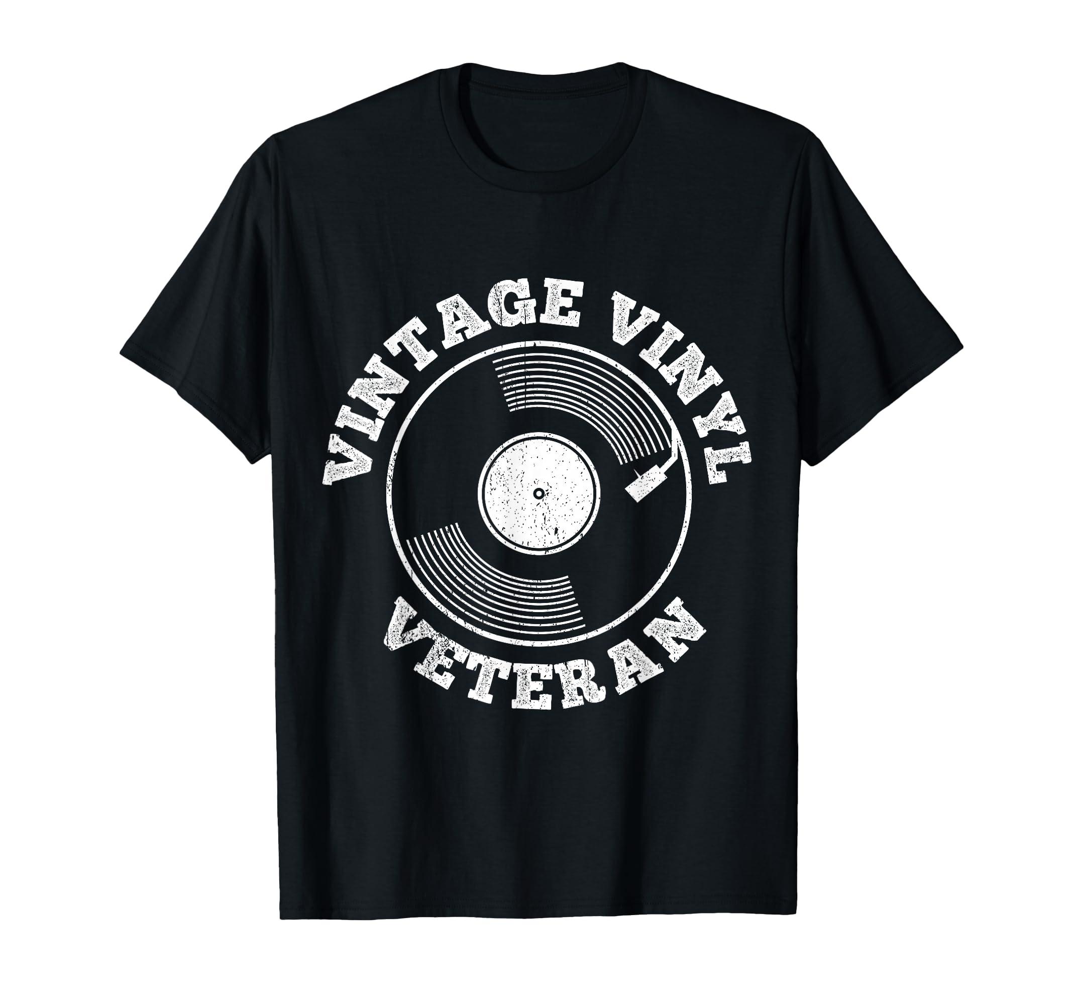 Vinyl Veteran Record Record Player Gift T-Shirt - Unique Graphic Men Women - T-Shirt, Sweatshirt, Hoodie