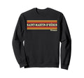 80S Saint Martin Dheres France Sweatshirt - Fun Novelty Design for Adults - T-Shirt, Sweatshirt, Hoodie
