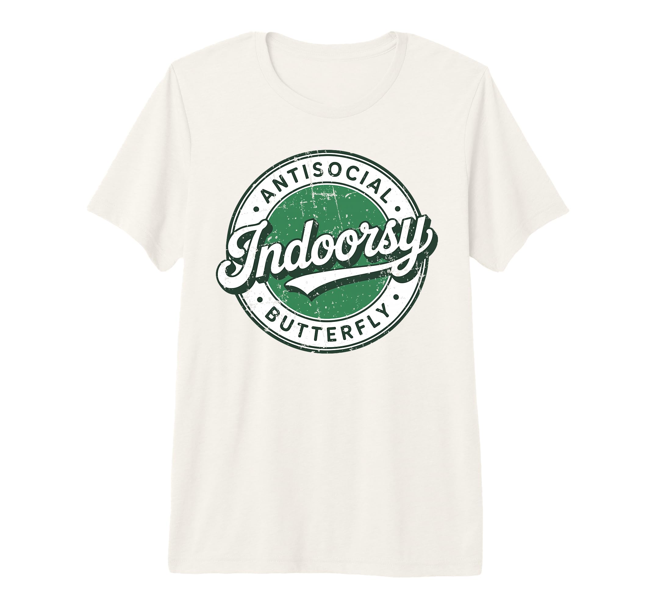 Indoorsy Antisocial Butterfly T-Shirt - Aesthetic Graphic Men Women - T-Shirt, Sweatshirt, Hoodie