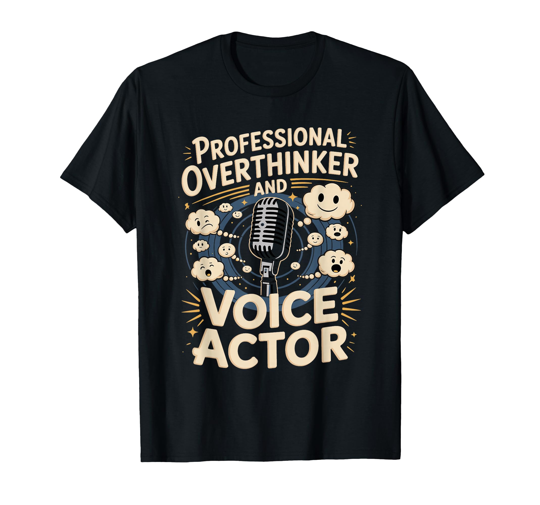 Professional Overthinker And Voice T-Shirt - Aesthetic Graphic Men Women - T-Shirt, Sweatshirt, Hoodie