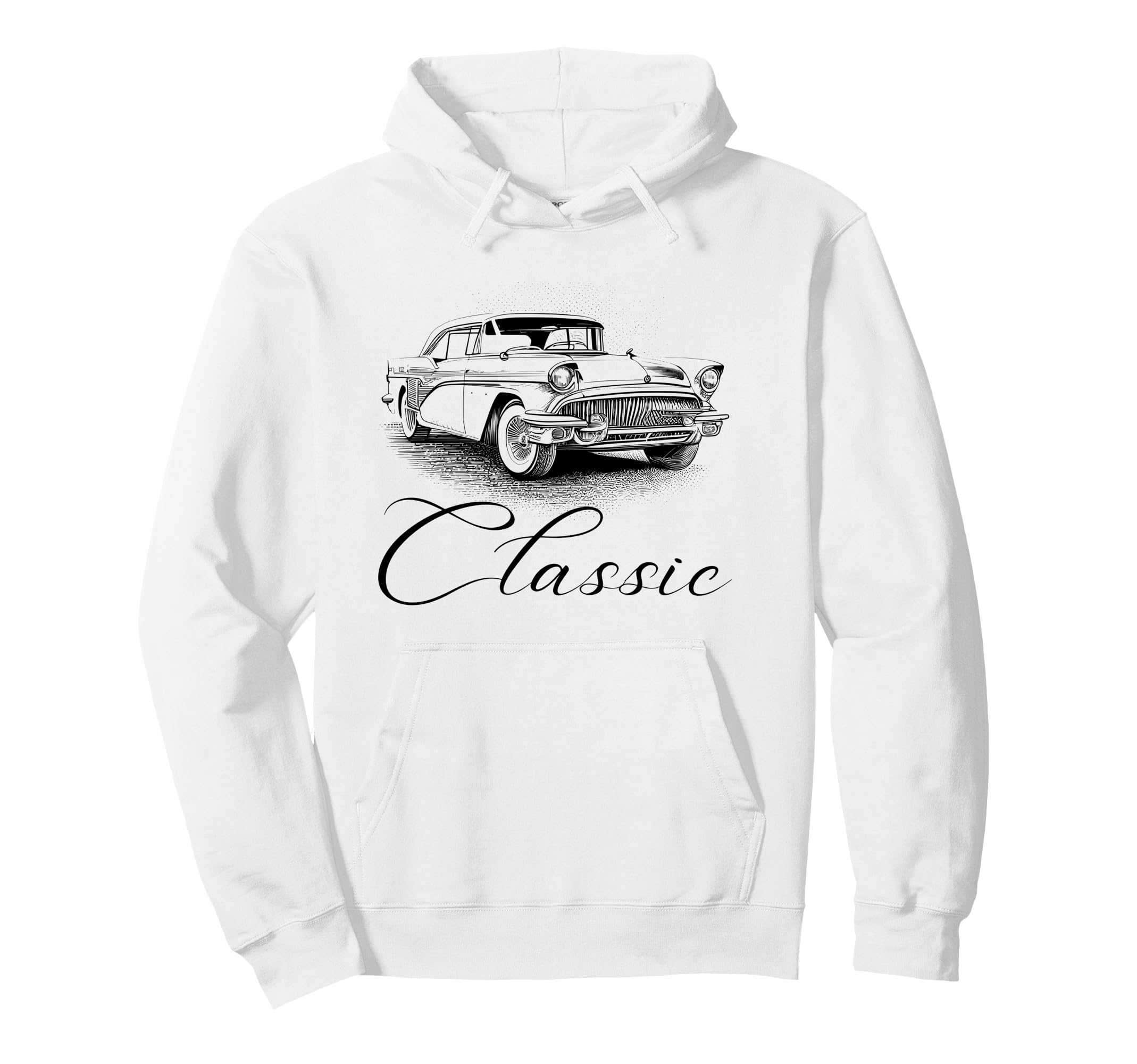 Older Car Hoodie - Novelty Apparel for Adults - T-Shirt, Sweatshirt, Hoodie