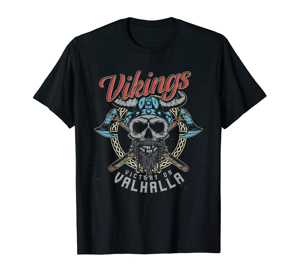 Viking Victory Or Valhalla Motorcycle T-Shirt - Aesthetic Graphic Men Women - T-Shirt, Sweatshirt, Hoodie