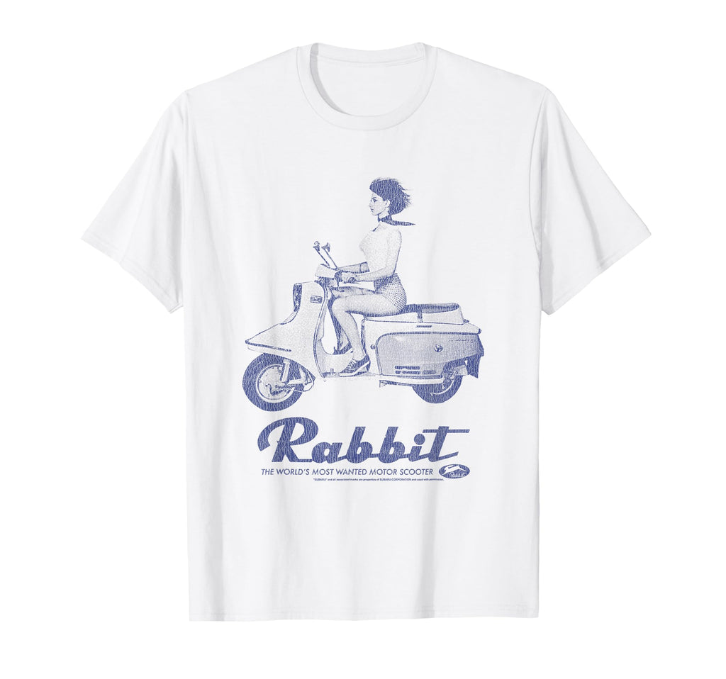 Subaru 1960S Rabbit Scooter Ad Cars T-Shirt - Graphic Print for Adults - T-Shirt, Sweatshirt, Hoodie