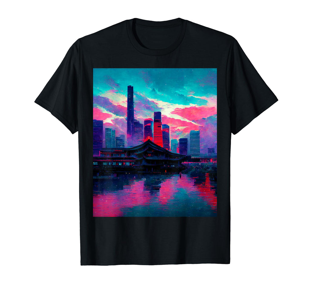 Japanese Vaporwave Asian Inspired 80S T-Shirt - Fun Novelty Design Unisex - T-Shirt, Sweatshirt, Hoodie