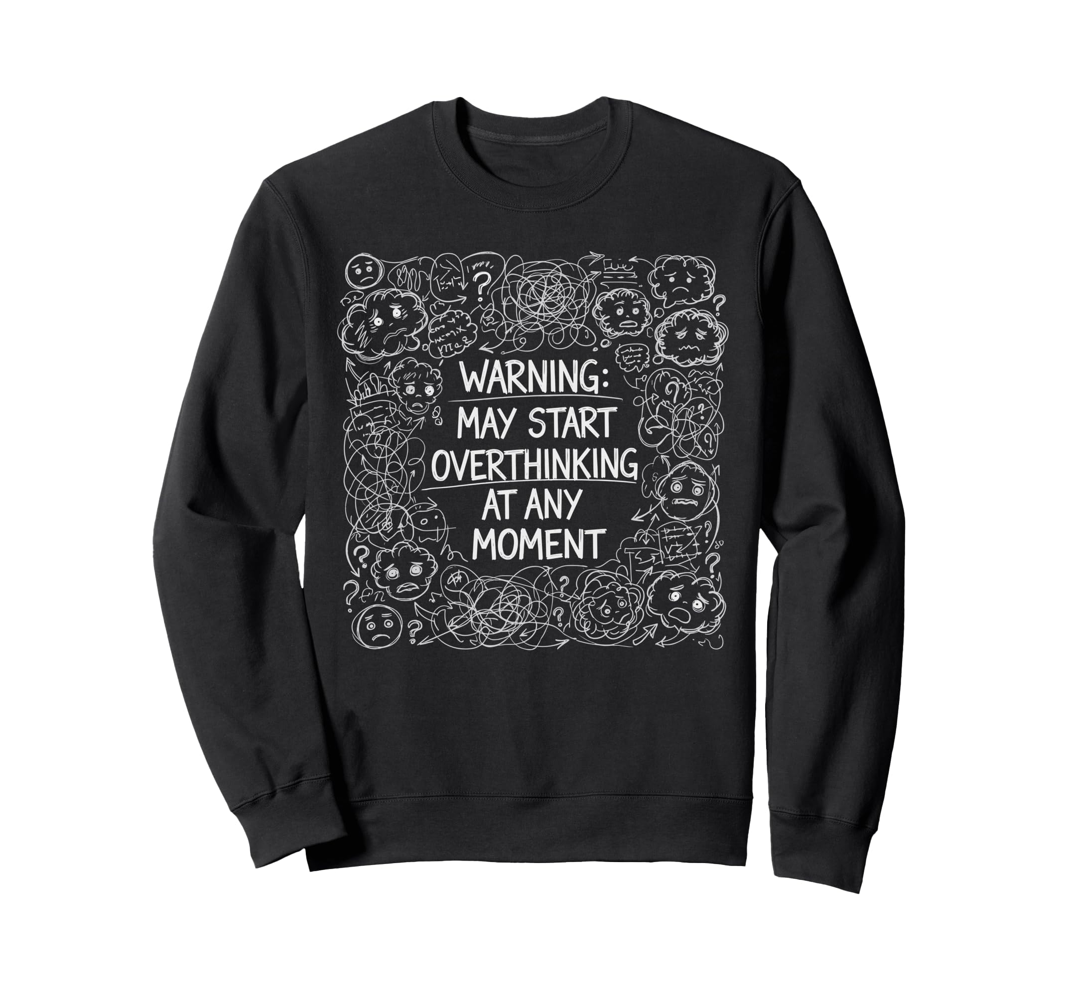 Sarcastic Introvert Warning May Start Sweatshirt - Novelty Apparel Unisex - T-Shirt, Sweatshirt, Hoodie