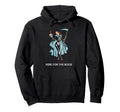 Here Boos Funny Halloween Pinup Hoodie - Graphic Print Unisex - T-Shirt, Sweatshirt, Hoodie
