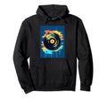 Vinyl Record Player Dj Music Hoodie - Graphic Print Men Women - T-Shirt, Sweatshirt, Hoodie