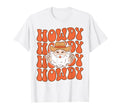 Howdy Santa Claus Groovy Cowboy Western T-Shirt - Graphic Print Unisex - T-Shirt, Sweatshirt, Hoodie