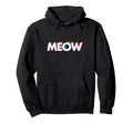 Cat Expression Meow Pop Art Hoodie - Aesthetic Graphic for Adults - T-Shirt, Sweatshirt, Hoodie