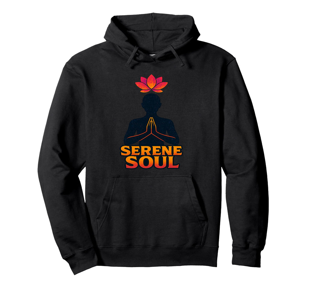Serene Soul Zen Meditation Mindfulness Hoodie - Graphic Print for Adults - T-Shirt, Sweatshirt, Hoodie