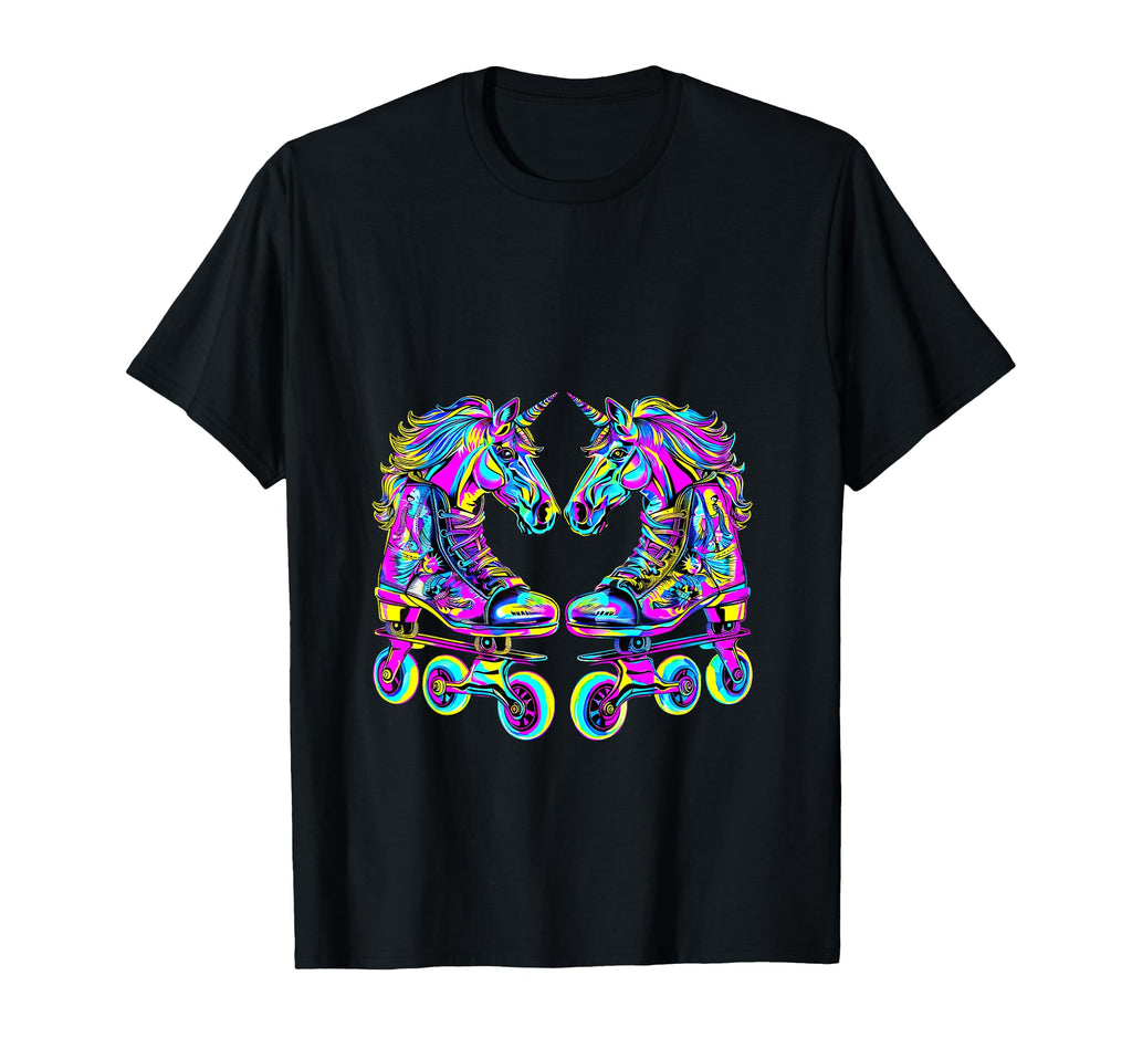 Streetwear Synth Wave 80S 90S Unicorn T-Shirt - Aesthetic Graphic Unisex - T-Shirt, Sweatshirt, Hoodie