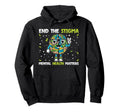 Mental Health Awareness End Stigma Mental Hoodie - Minimalist Print Unisex - T-Shirt, Sweatshirt, Hoodie