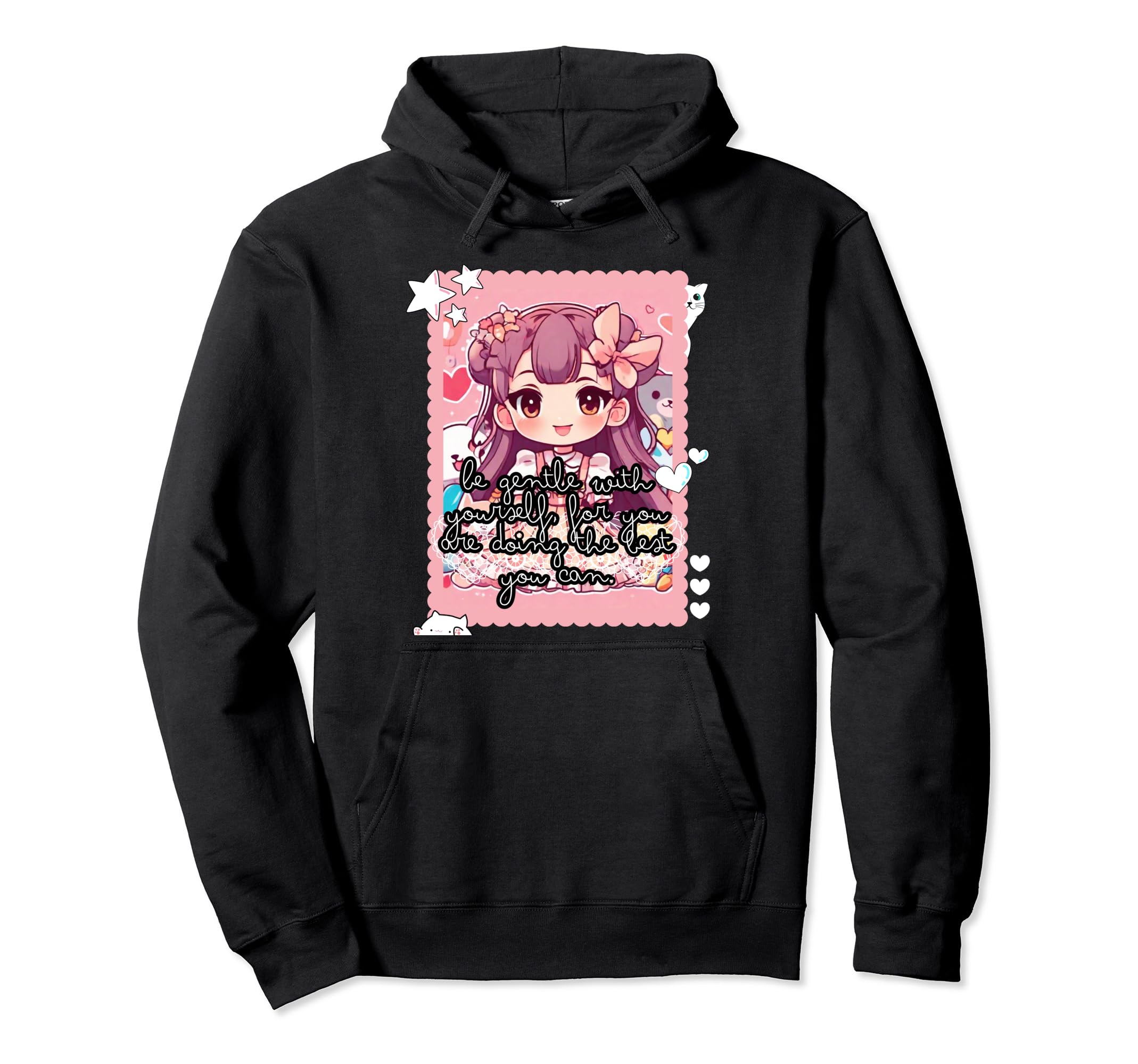 Kawaii Rebellion Anime Inspired Hoodie - Casual Everyday Wear for Adults - T-Shirt, Sweatshirt, Hoodie