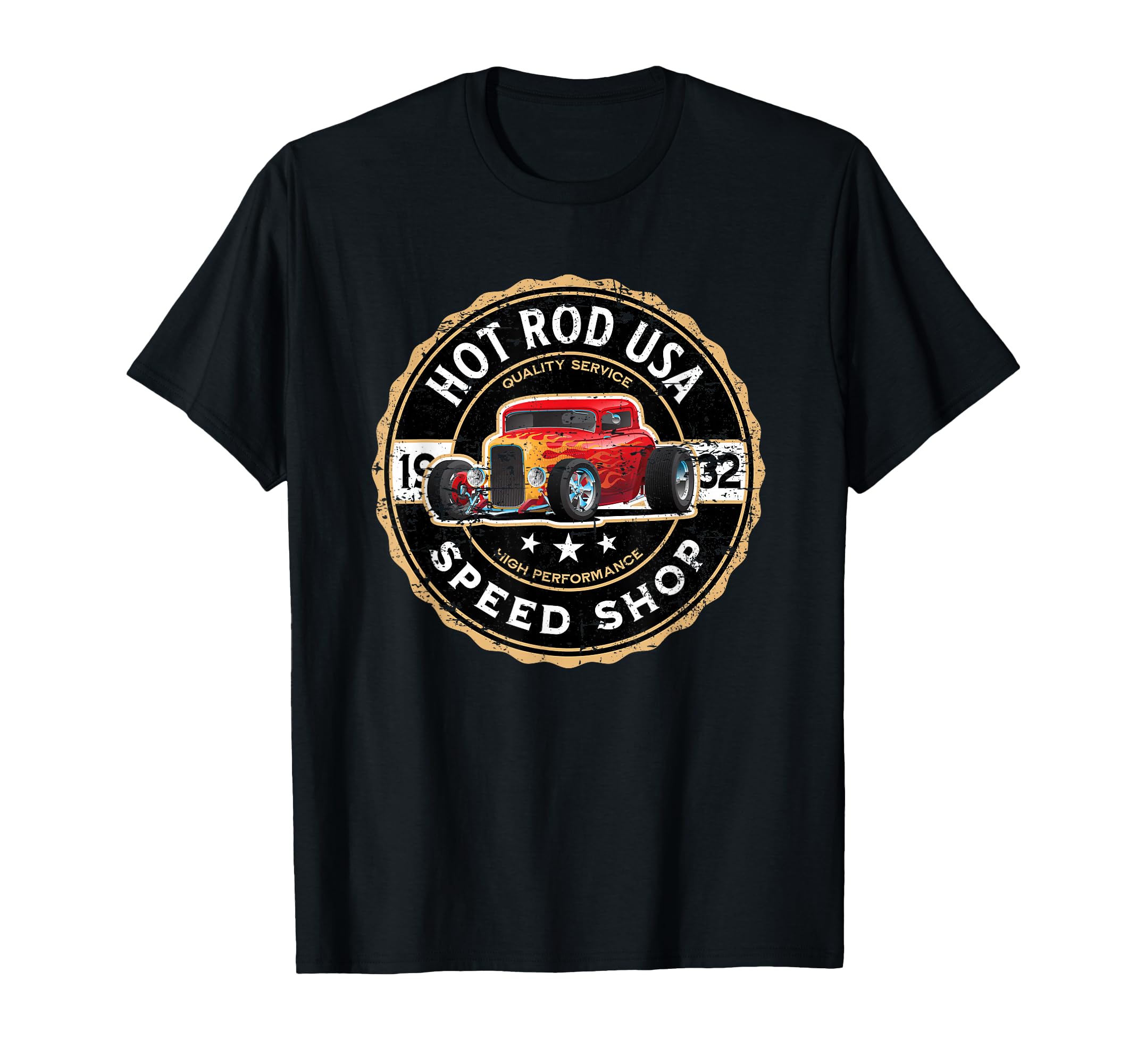 Hotrod Custom Car Automotive T-Shirt - Minimalist Print for Adults - T-Shirt, Sweatshirt, Hoodie