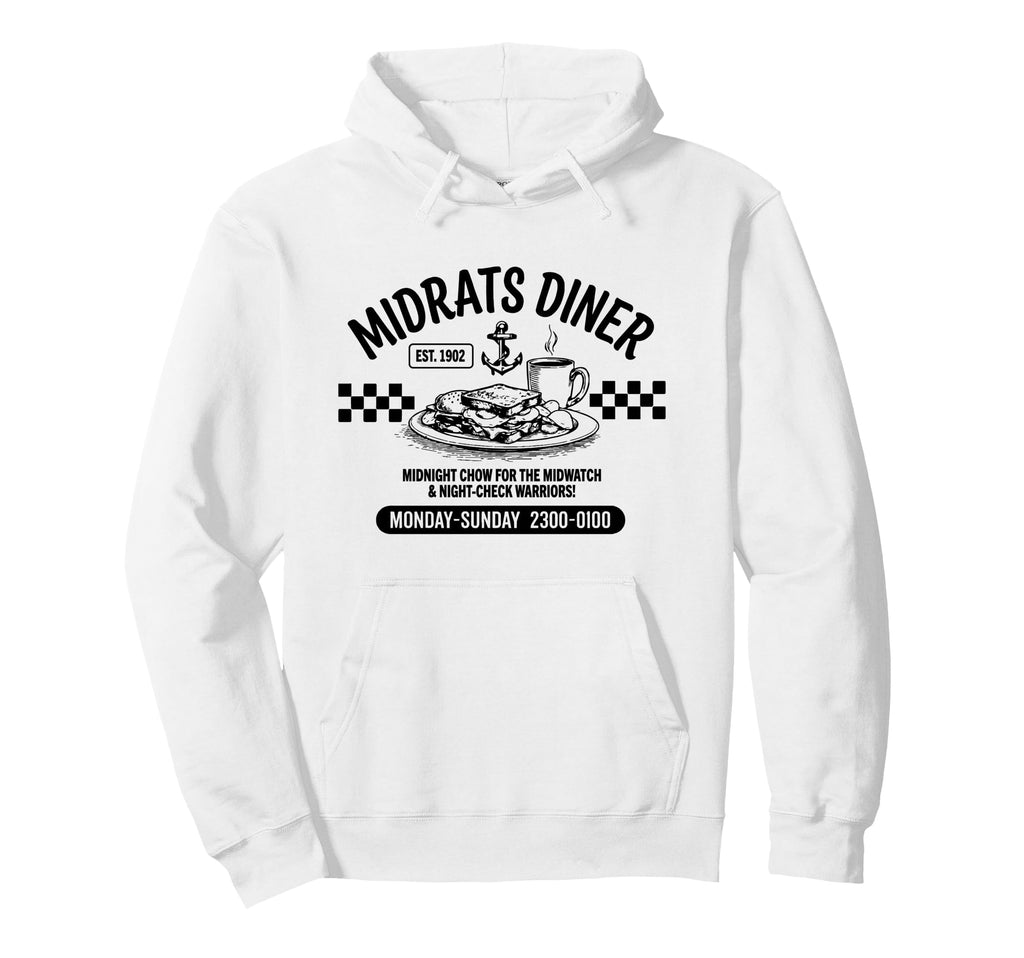 Midrats Diner Funny Sailor Hoodie - Casual Everyday Wear Men Women - T-Shirt, Sweatshirt, Hoodie